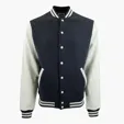 Varsity Award Jacket with Snap-Front Closure — view 5