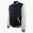 Varsity Award Jacket with Snap-Front Closure — view 6