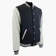 Varsity Award Jacket with Snap-Front Closure — view 7