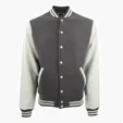 Varsity Award Jacket with Snap-Front Closure — view 9