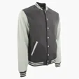 Varsity Award Jacket with Snap-Front Closure — view 11