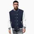 Varsity Award Jacket with Snap-Front Closure — view 15