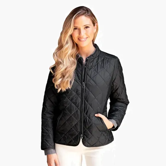 Women's Everett Diamond-Quilted Bomber Jacket — view 13