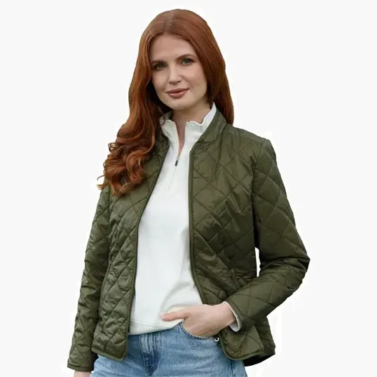 Women's Everett Diamond-Quilted Bomber Jacket — view 14