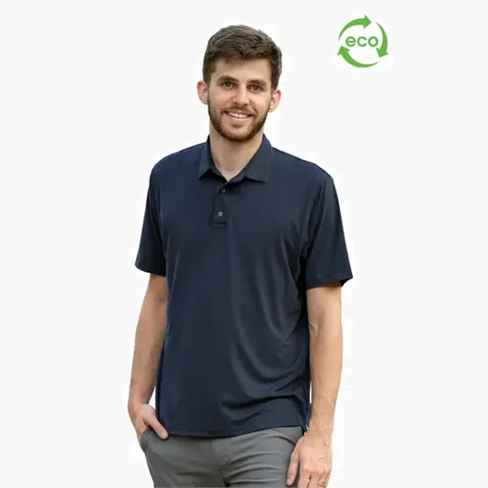 Vansport Planet Polo Recycled Polyester Polo Shirt — view 34