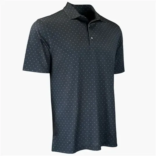 Greg Norman Micro Pique Spinner Print Polo — view 3