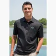 Greg Norman Micro Pique Spinner Print Polo — view 5
