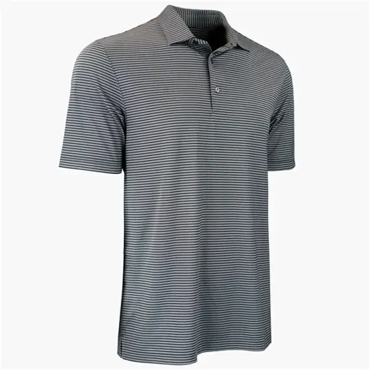 Greg Norman Freedom Micro Pique Stripe Polo — view 2