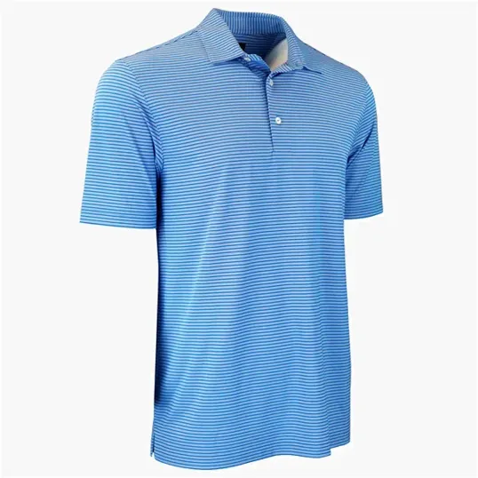 Greg Norman Freedom Micro Pique Stripe Polo — view 3