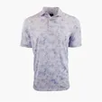 Greg Norman Crosshatch Palm ML75 Stretch Polo