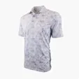 Greg Norman Crosshatch Palm ML75 Stretch Polo — view 2