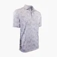 Greg Norman Crosshatch Palm ML75 Stretch Polo — view 3