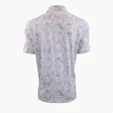 Greg Norman Crosshatch Palm ML75 Stretch Polo — view 4