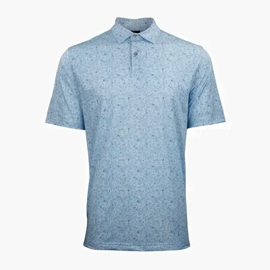 Greg Norman Scattered Shark Tail Polo