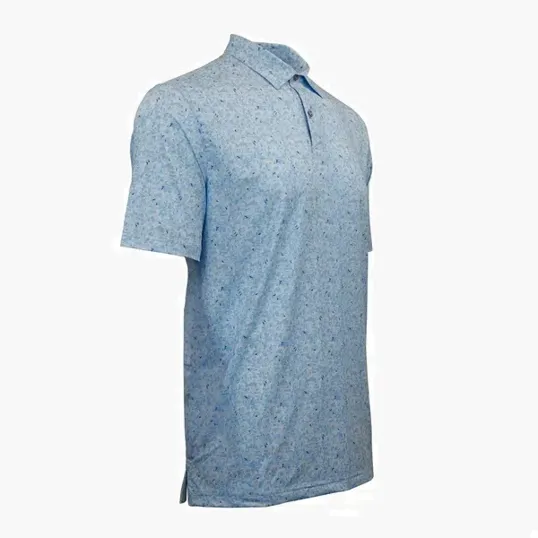 Greg Norman Scattered Shark Tail Polo — view 3