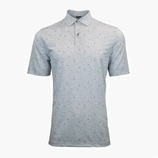 Greg Norman Scattered Shark Tail Polo — view 5