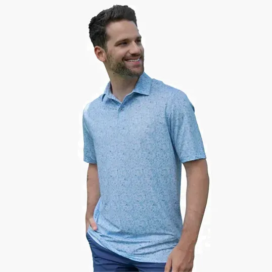 Greg Norman Scattered Shark Tail Polo — view 9