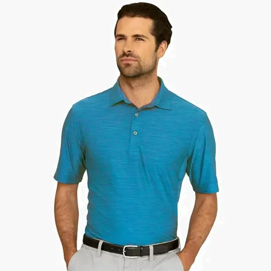 Greg Norman Play Dry® Heather Solid Polo — view 17