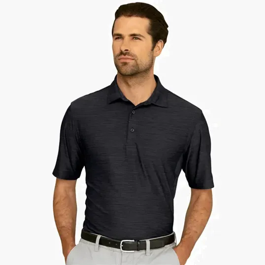 Greg Norman Play Dry® Heather Solid Polo — view 18