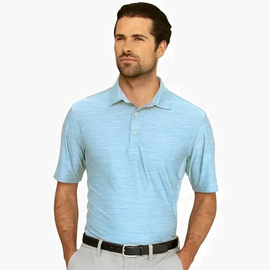 Greg Norman Play Dry® Heather Solid Polo — view 19