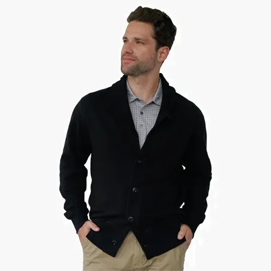 Hector Cardigan — 100% French Terry Cotton — view 9