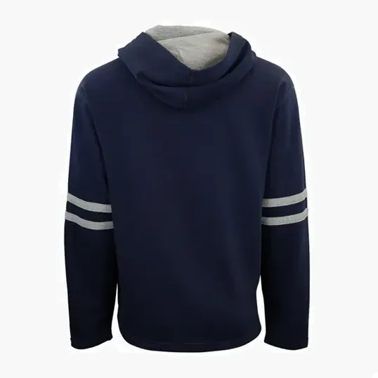 Brantford Unisex Hoodie with Hockey Lace Detail — view 8