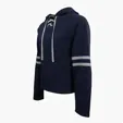 Brantford Unisex Hoodie with Hockey Lace Detail — view 6