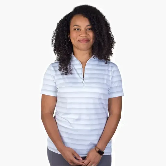 Greg Norman Women's LAB Stripe Polo — view 12