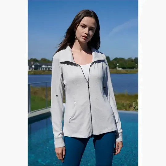 Greg Norman Women's Mock Neck Full Zip Jacket — view 16