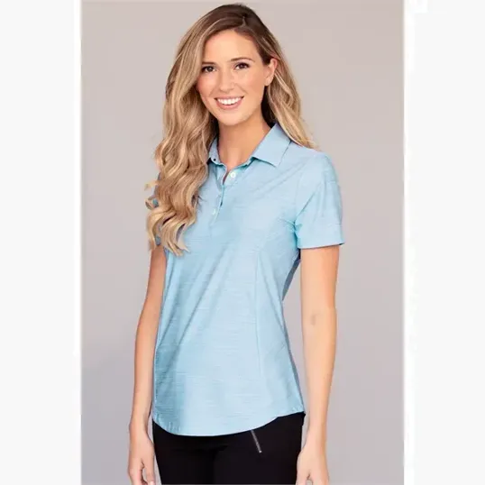 Women's Greg Norman Play Dry® Heather Solid Polo — view 24