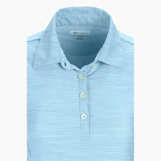 Women's Greg Norman Play Dry® Heather Solid Polo — view 25