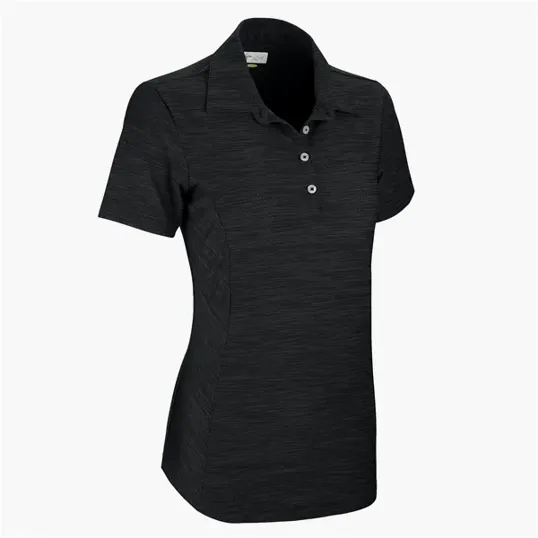 Women's Greg Norman Play Dry® Heather Solid Polo — view 3