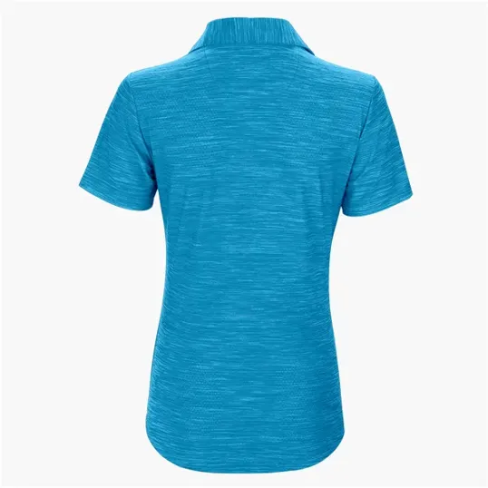Women's Greg Norman Play Dry® Heather Solid Polo — view 8