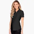 Women's Greg Norman Play Dry® Heather Solid Polo — view 17