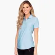 Women's Greg Norman Play Dry® Heather Solid Polo — view 18