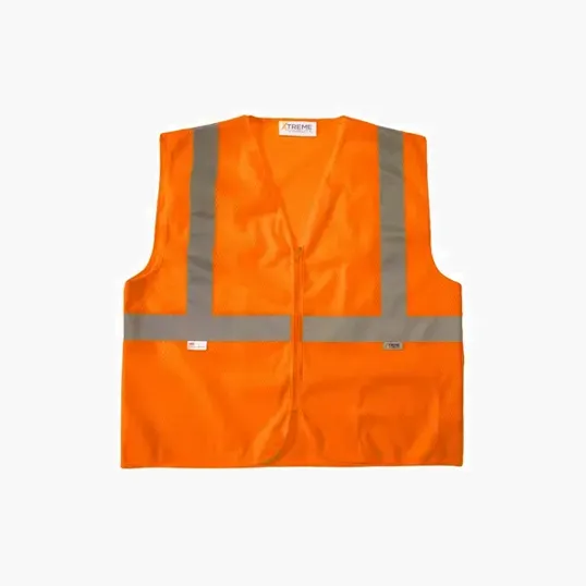 Xtreme Visibility Class 2 Zip Mesh Safety Vest — view 3