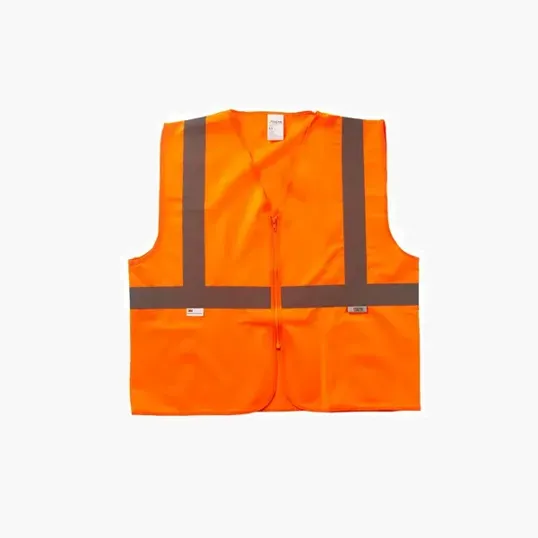 Xtreme Visibility Class 2 Zip Solid Safety Vest — view 3