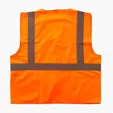 Xtreme Visibility Class 2 Zip Solid Safety Vest — view 2