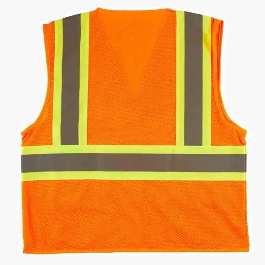 Xtreme Visibility DOT Class 2 Contrast Stripe Zip Vest — view 2