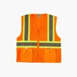 Xtreme Visibility DOT Class 2 Contrast Stripe Zip Vest — view 3