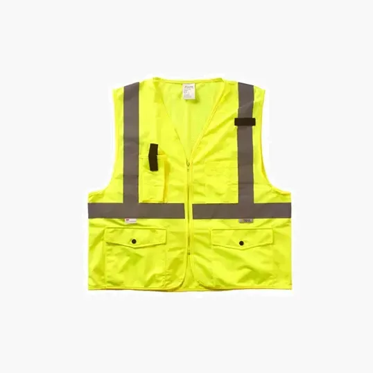 Xtreme Visibility Surveyor Class 2 Zip Safety Vest — view 3