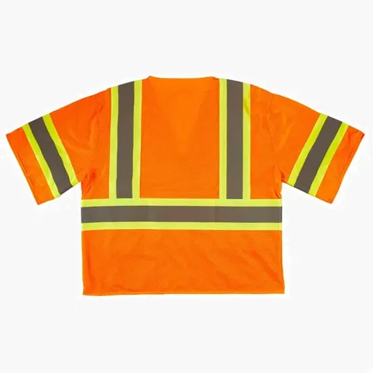 Xtreme Visibility DOT Class 3 Contrast Stripe Zip Vest — view 2