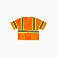 Xtreme Visibility DOT Class 3 Contrast Stripe Zip Vest — view 3