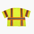 Xtreme Visibility DOT Class 3 Contrast Stripe Zip Vest — view 2