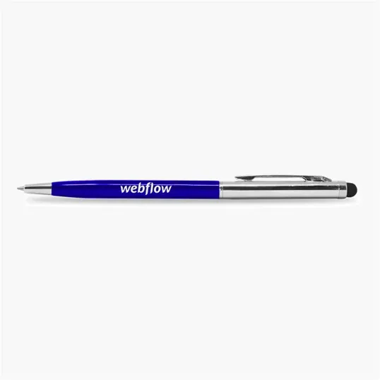 Slim iStylus Pen, Metal Twist-Action Stylus with Black Ink — view 3