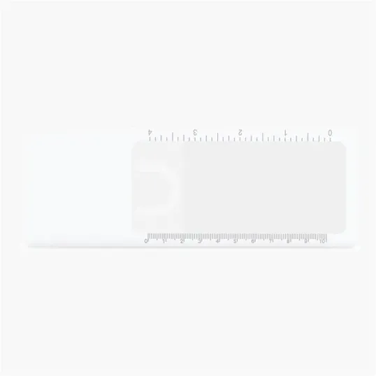 Page Marker Magnifier with 4X Fresnel Lens and Ruler Markings — view 3