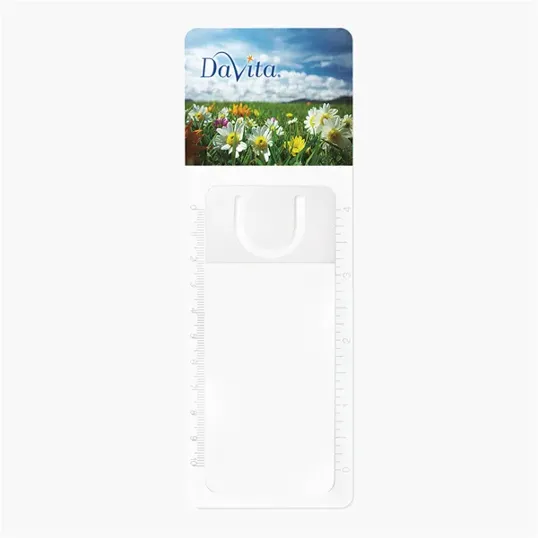 Page Marker Magnifier with 4X Fresnel Lens and Ruler Markings — view 2
