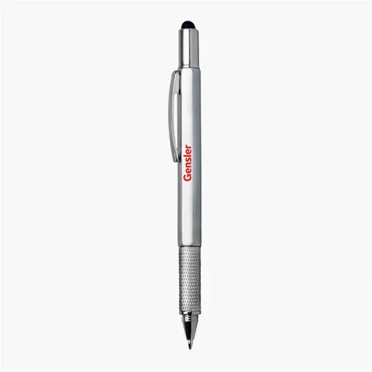 6-in-1 Omega Pen with Level, Ruler, Screwdriver, and Stylus — view 2