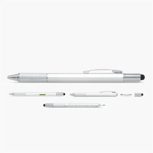 6-in-1 Omega Pen with Level, Ruler, Screwdriver, and Stylus — view 3