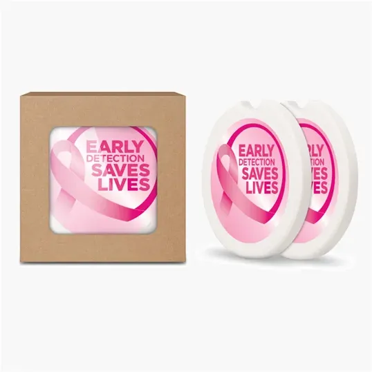 Absorbing Ceramic Stone Car Coaster Set, Round — view 4
